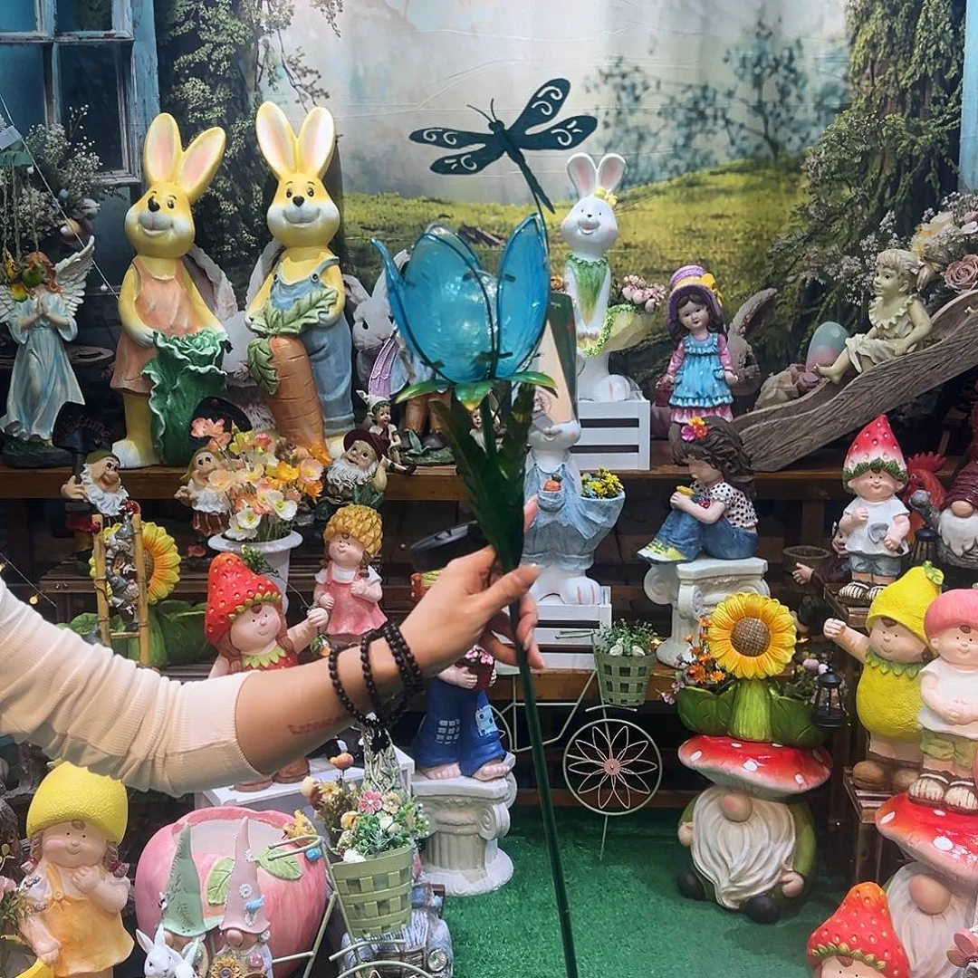 花园摆件红红火火