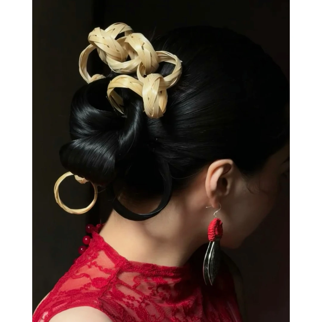 南一｜手工竹编 撞红色 原生感新中式