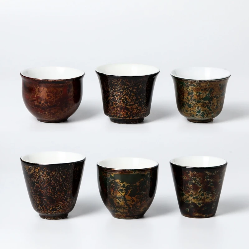 漆艺白瓷杯（多样性发货，发其一）11240617-03