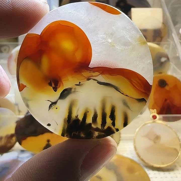 玛瑙/玉髓未镶嵌珠宝奇石