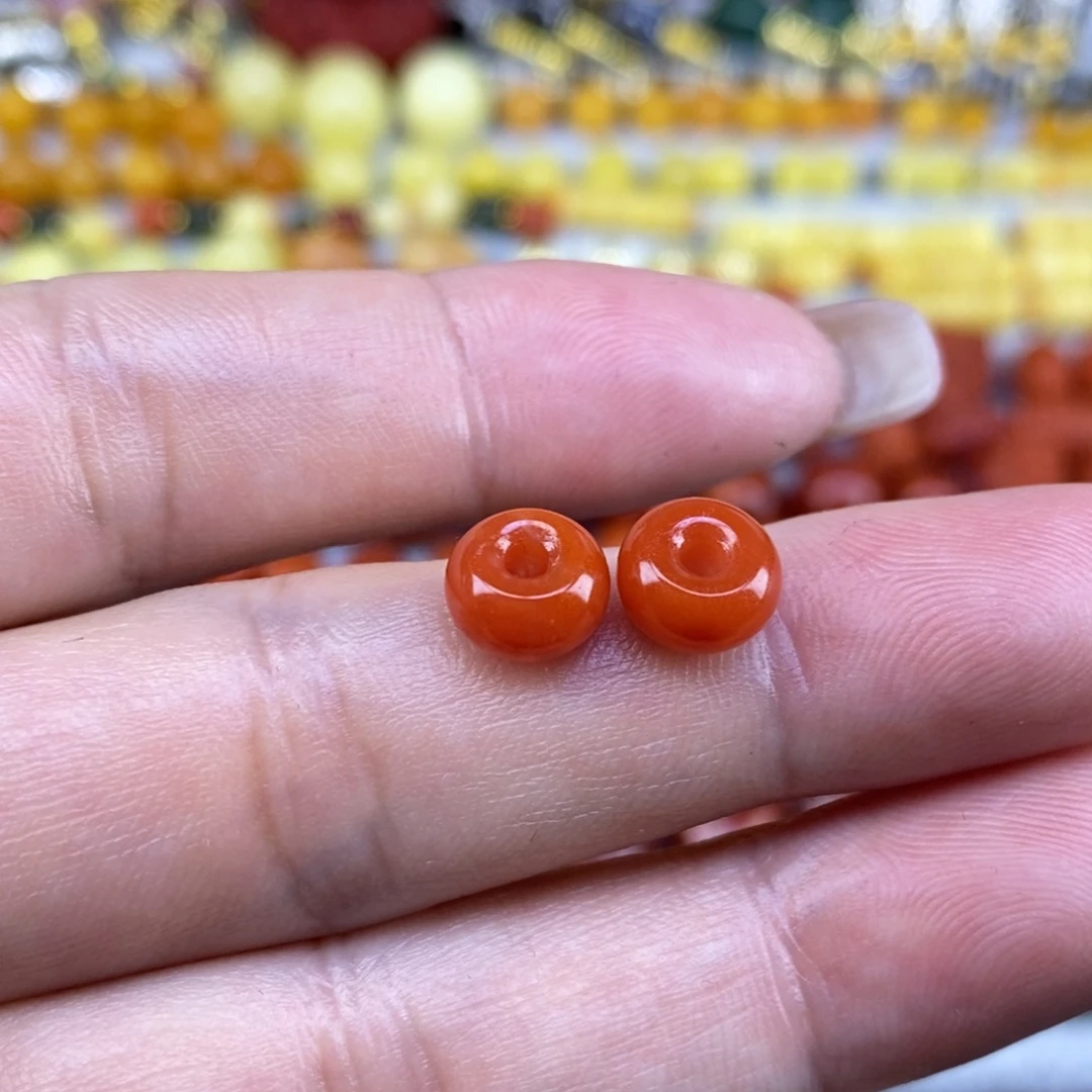 南红玛瑙未镶嵌套装7.7mm