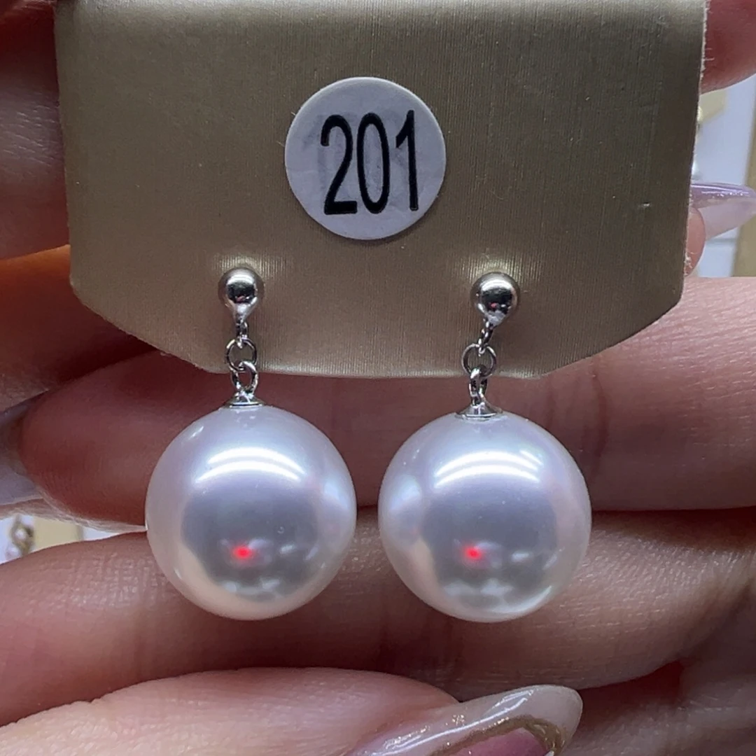 耳饰淡水珍珠银S925镶嵌