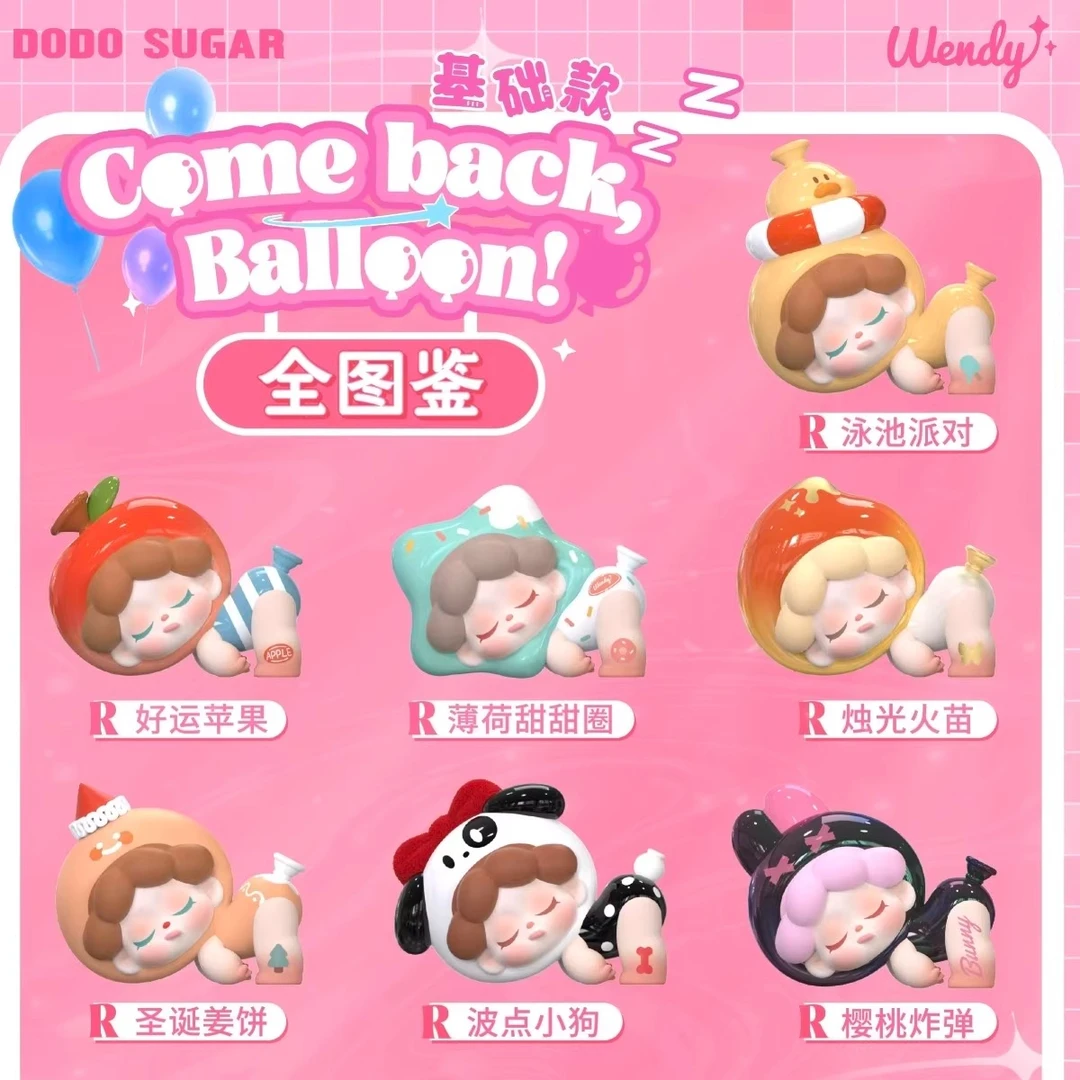 【拆盒】Wendy逃离地球小分队mini盲盒潮玩手办可爱公仔