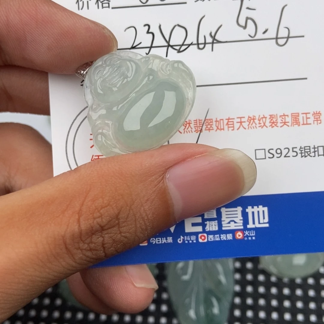 翡翠未镶嵌颈饰吊坠
