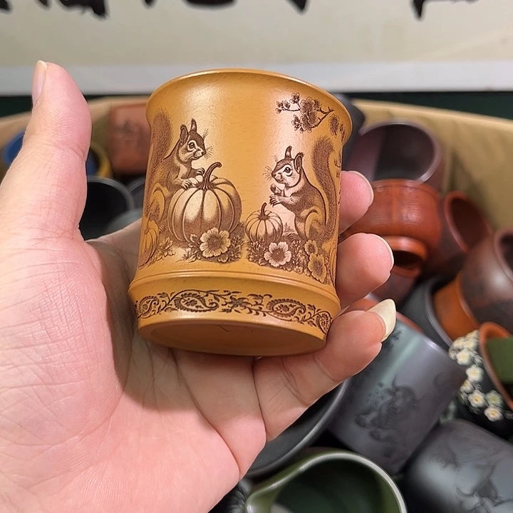 茶杯紫砂全手工紫砂主人杯
