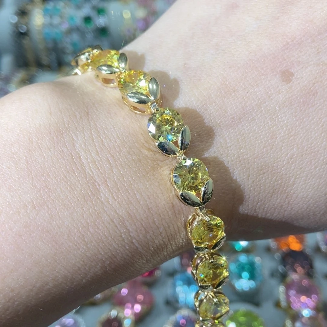 66锆石（处理）手链