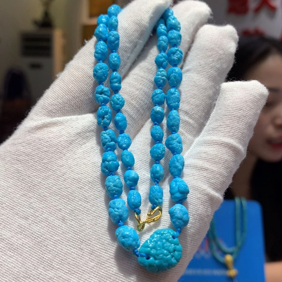 未镶嵌绿松石锁骨链