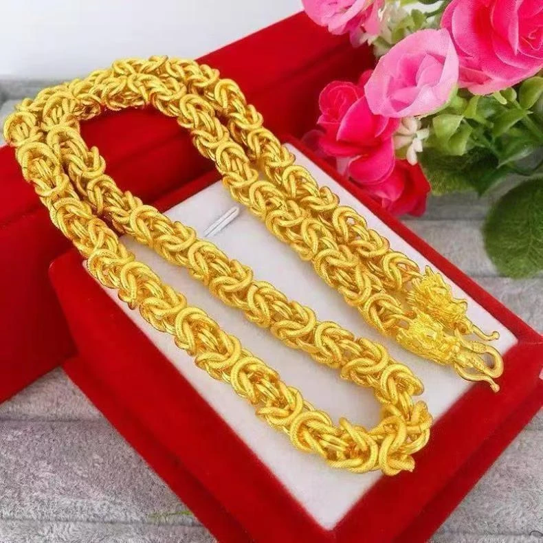 合金项链 潮男2025新款【龙骨项链】男士男款经典霸气潮流磨砂大气