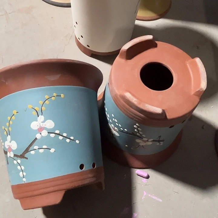 紫砂兰花盆宜兴紫砂兰花盆