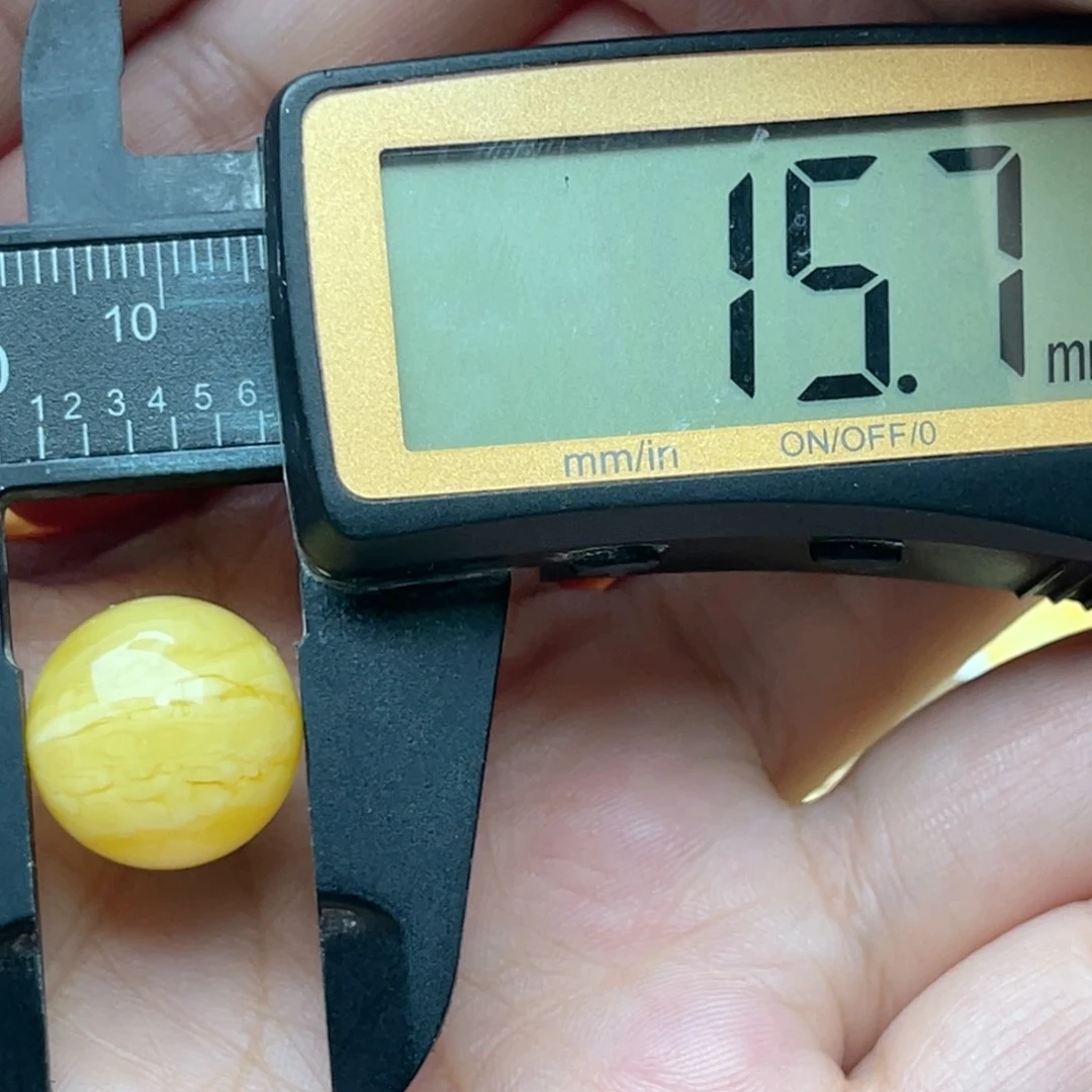 未镶嵌琥珀裸石蜜蜡圆珠梦