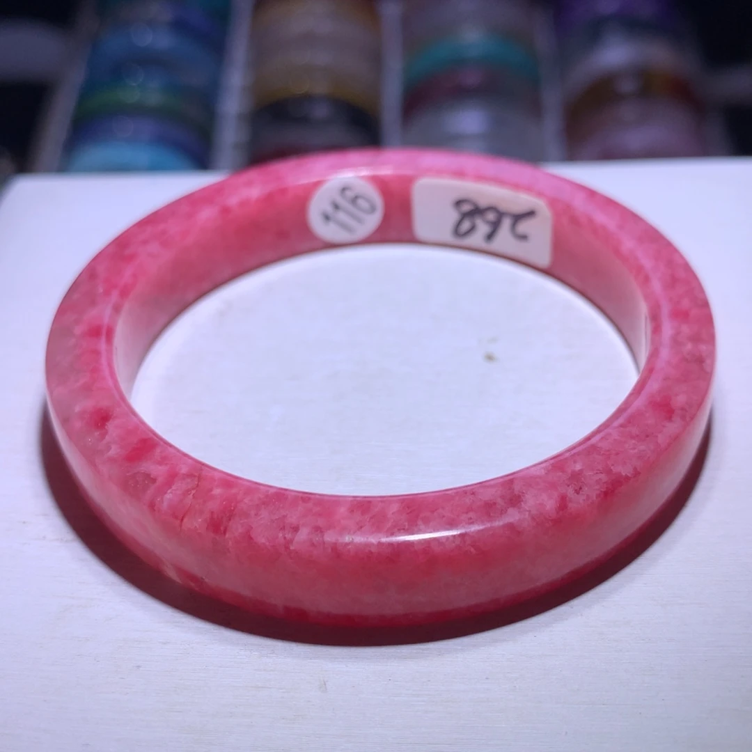 水晶银S925镶嵌手镯樱花雨59.7圈116