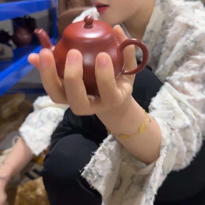宜兴紫砂团团紫砂精选紫砂壶
