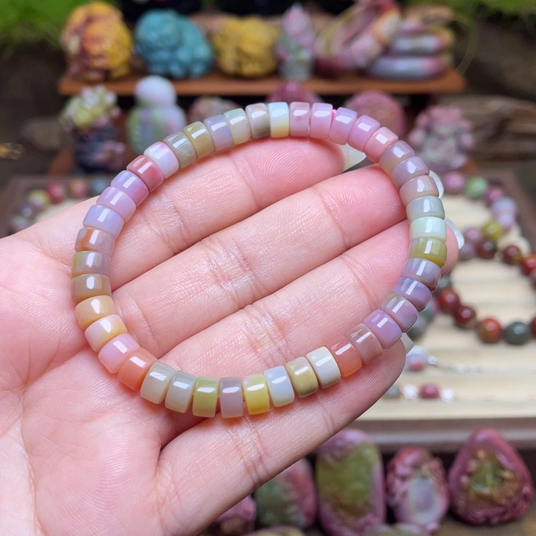 玛瑙/玉髓未镶嵌珠宝半成品盐源玛瑙十二福利直切