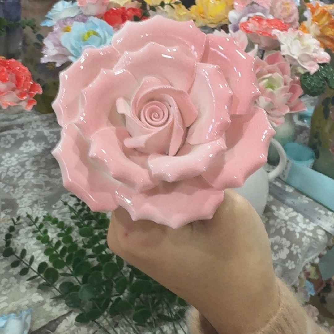 陶瓷花拍满20元发货，爱退款拉黑