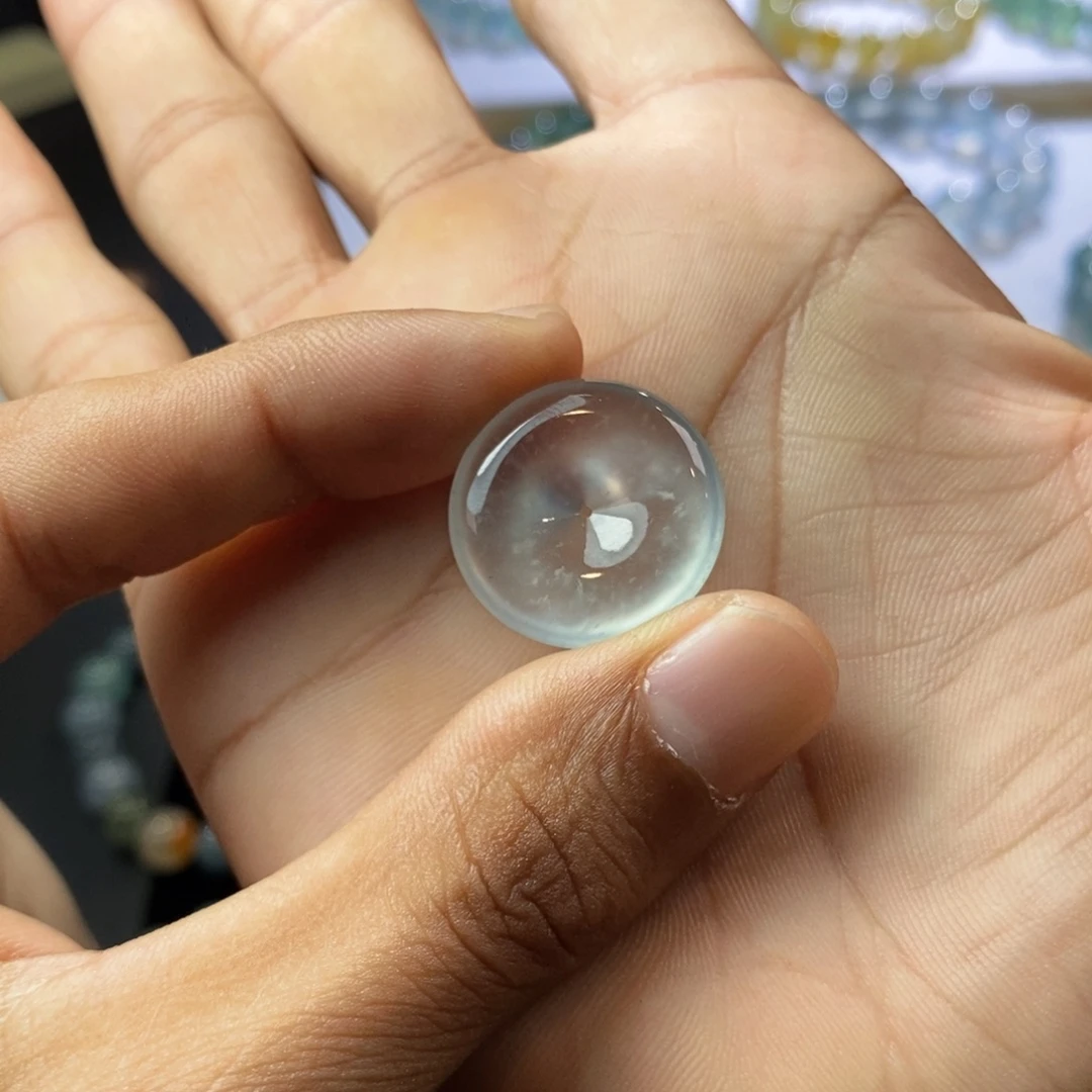 开***天定制翡翠未镶嵌翡翠平安扣