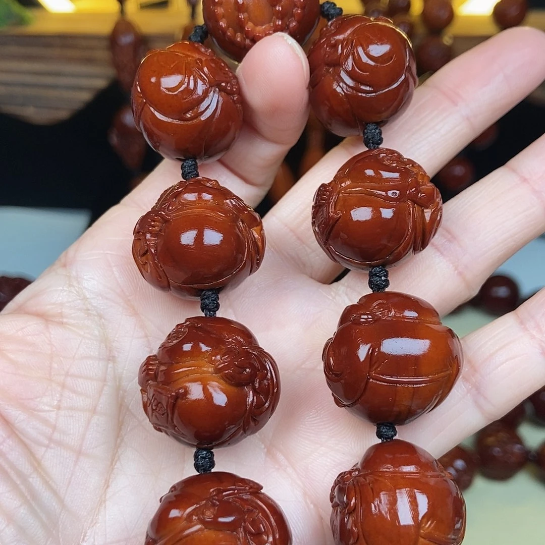 橄榄核吊坠用****0八宝弥勒