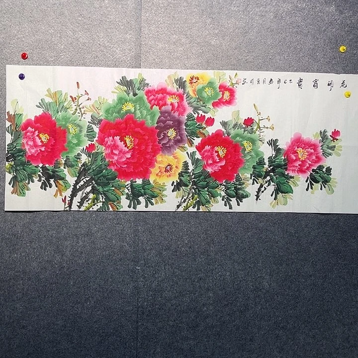 花鸟国画作品手绘