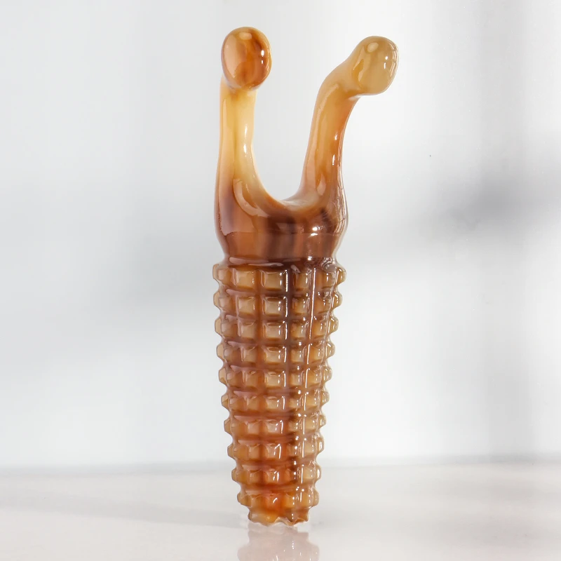 精品实心牛角鼻梁按摩器美鼻缓解眼睛疲劳家用拨筋搓耳朵美容棒