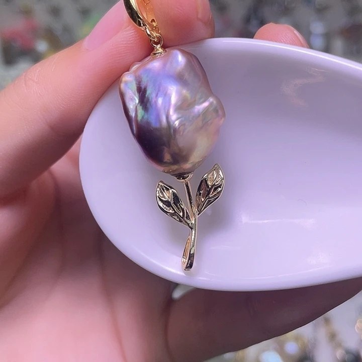 颈饰合金淡水珍珠31