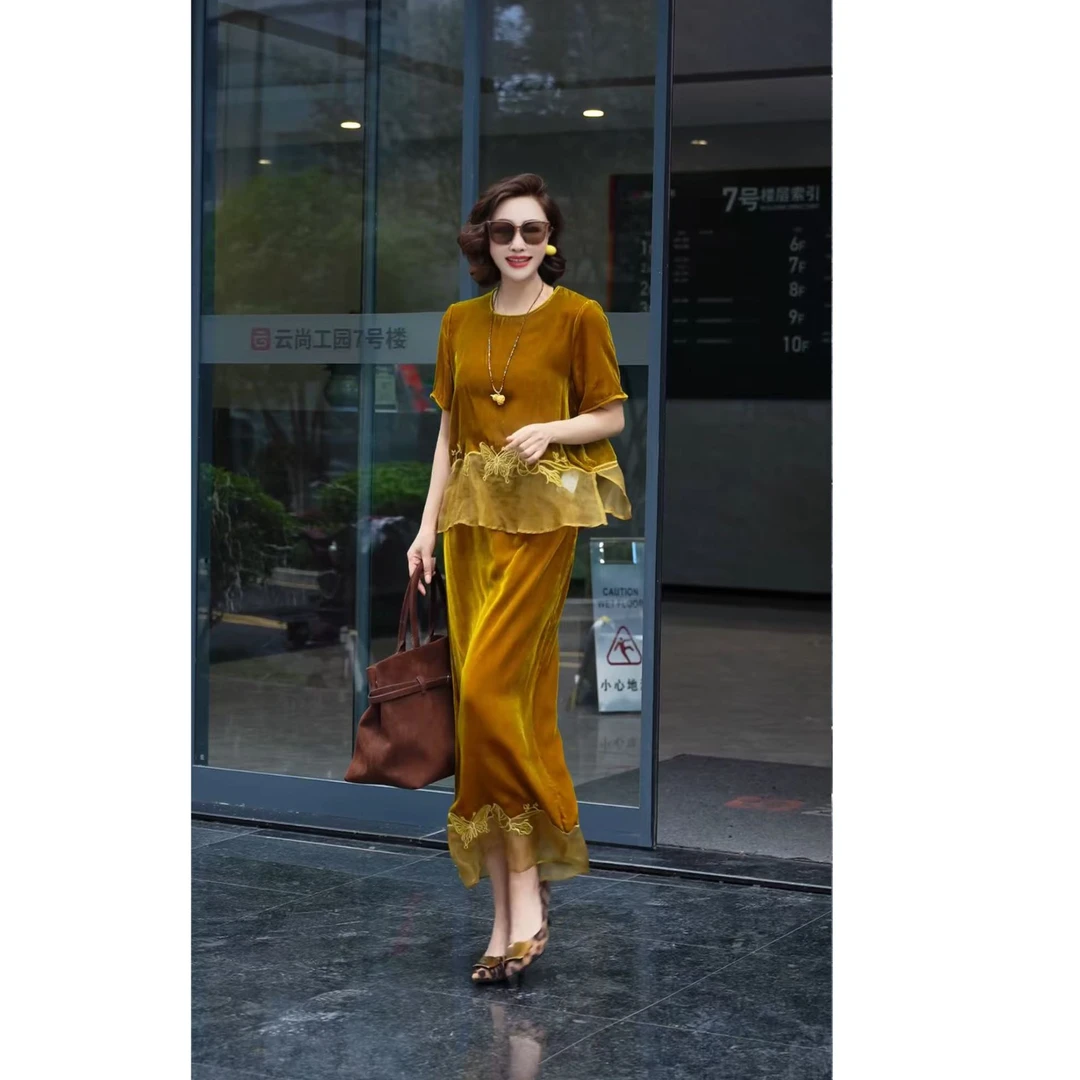 【渣渣推荐套装】YF7110款-YF7108款  中国风长款设计师套装