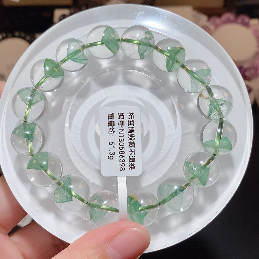 水晶手链未镶嵌F翠幽灵13