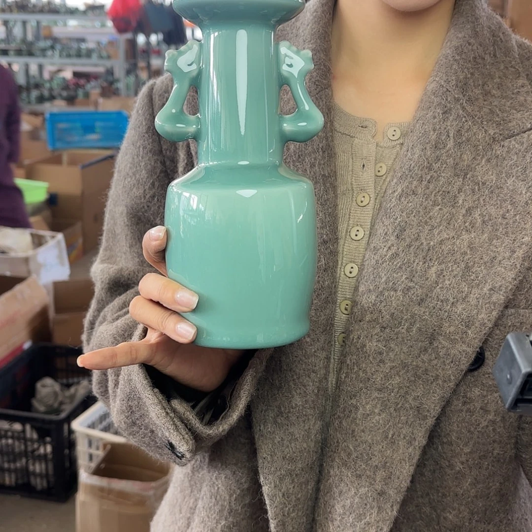 龙泉云间青瓷小米茶器