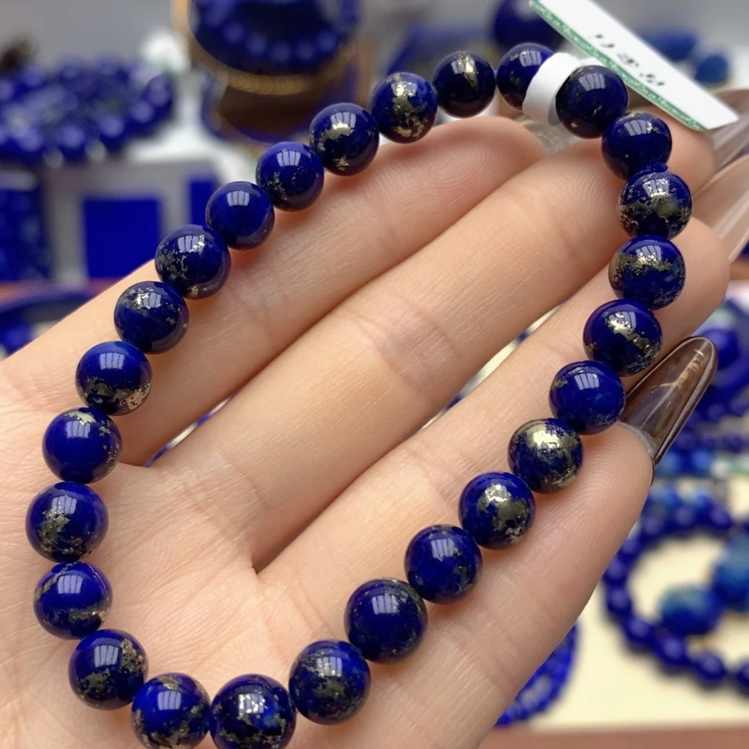 青金石未镶嵌手链7➕