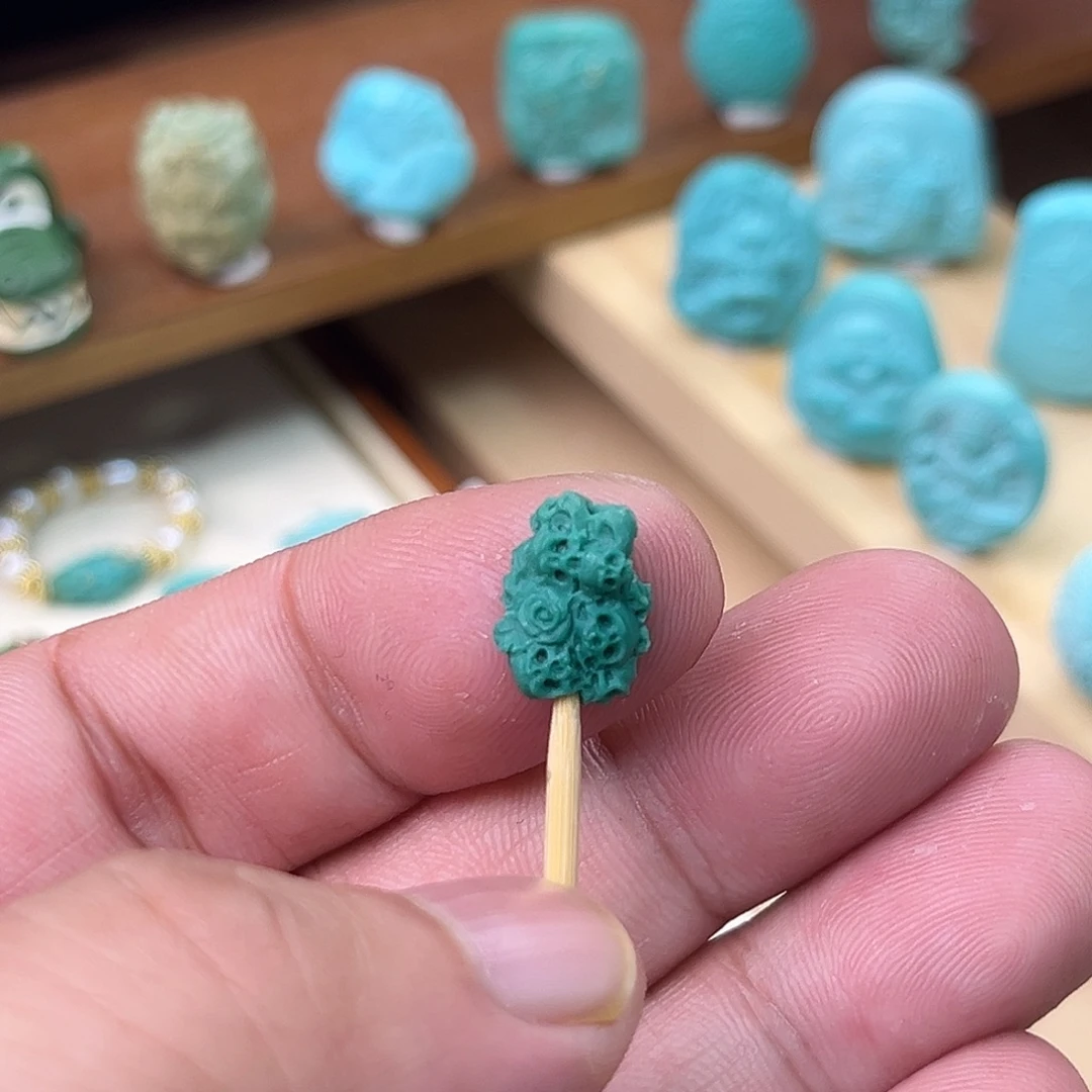 绿松石未镶嵌配饰