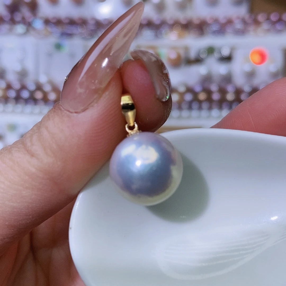 淡水珍珠颈饰银S925镶嵌