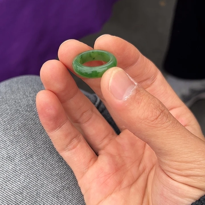 和田玉未镶嵌手链碧玉戒指