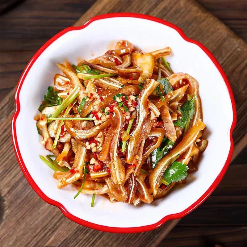 河南南阳黄牛熟食牛耳丝下酒凉拌菜麻辣牛耳尖丝即食
