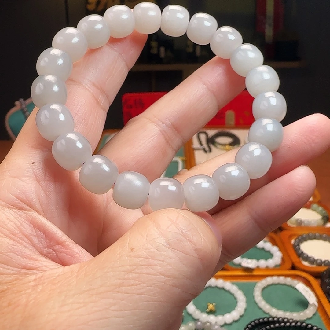 和田玉未镶嵌手链