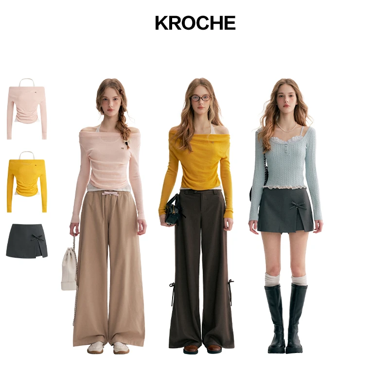 【雪宝专属】Kroche 毛针织衫/半裙