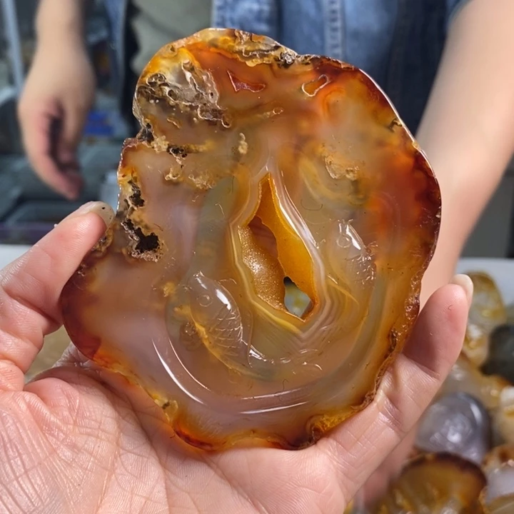 玛瑙/玉髓吊坠(不含链)未镶嵌