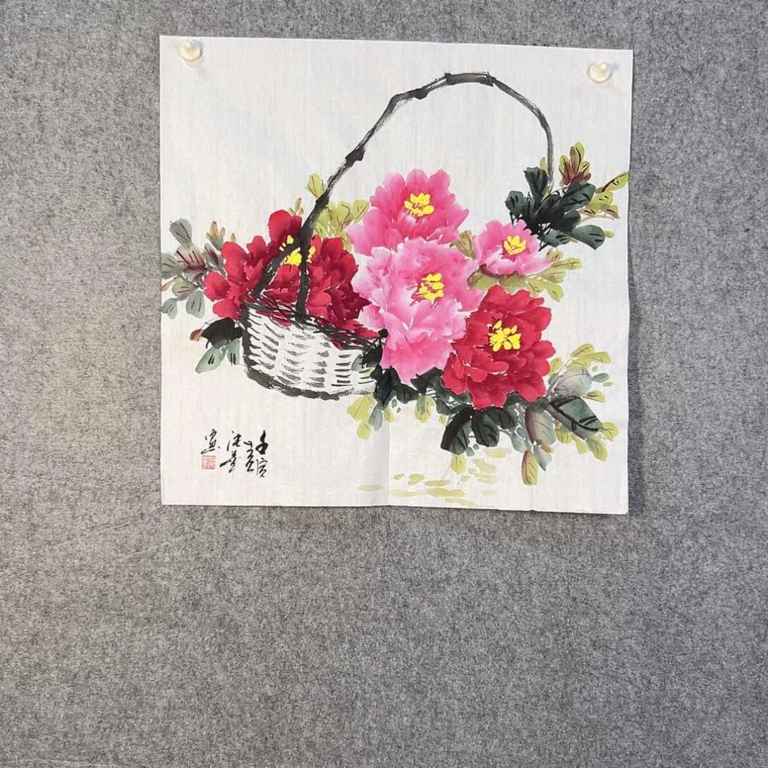 国画062 牡丹一如你们阿云我想和