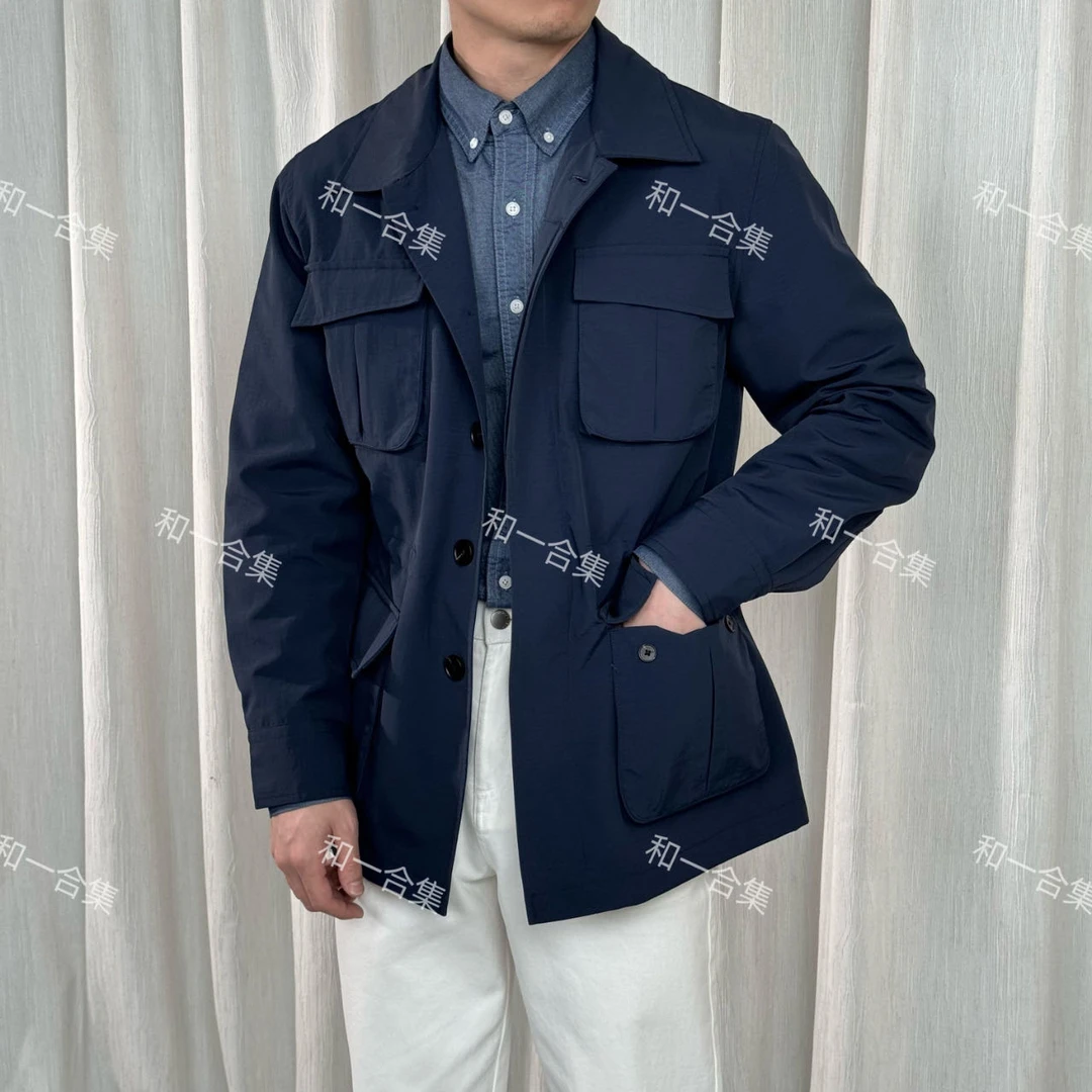 和一合集春季新款复古休闲猎装夹克收腰时尚百搭高级感通勤外套