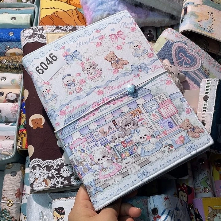 织绣A5 活页不加纸6046