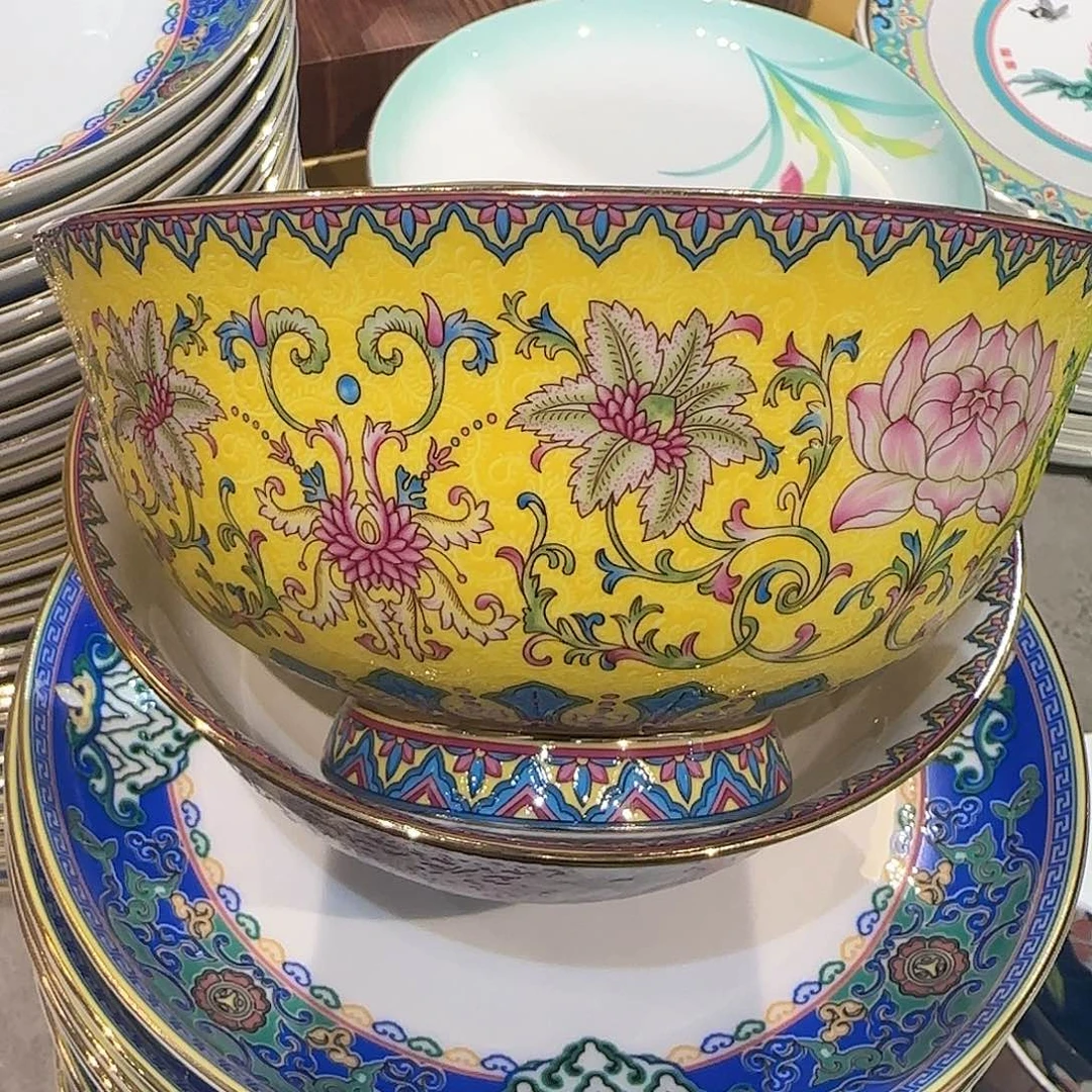 骨瓷骨瓷珐琅彩工艺