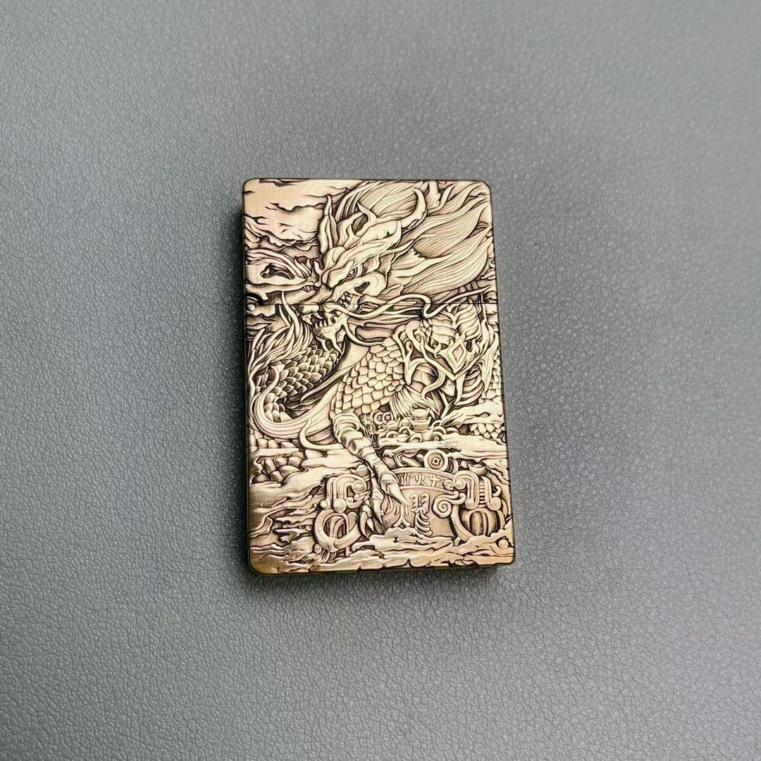 帕伽尼 黄铜  金龙献宝 3500  打火机