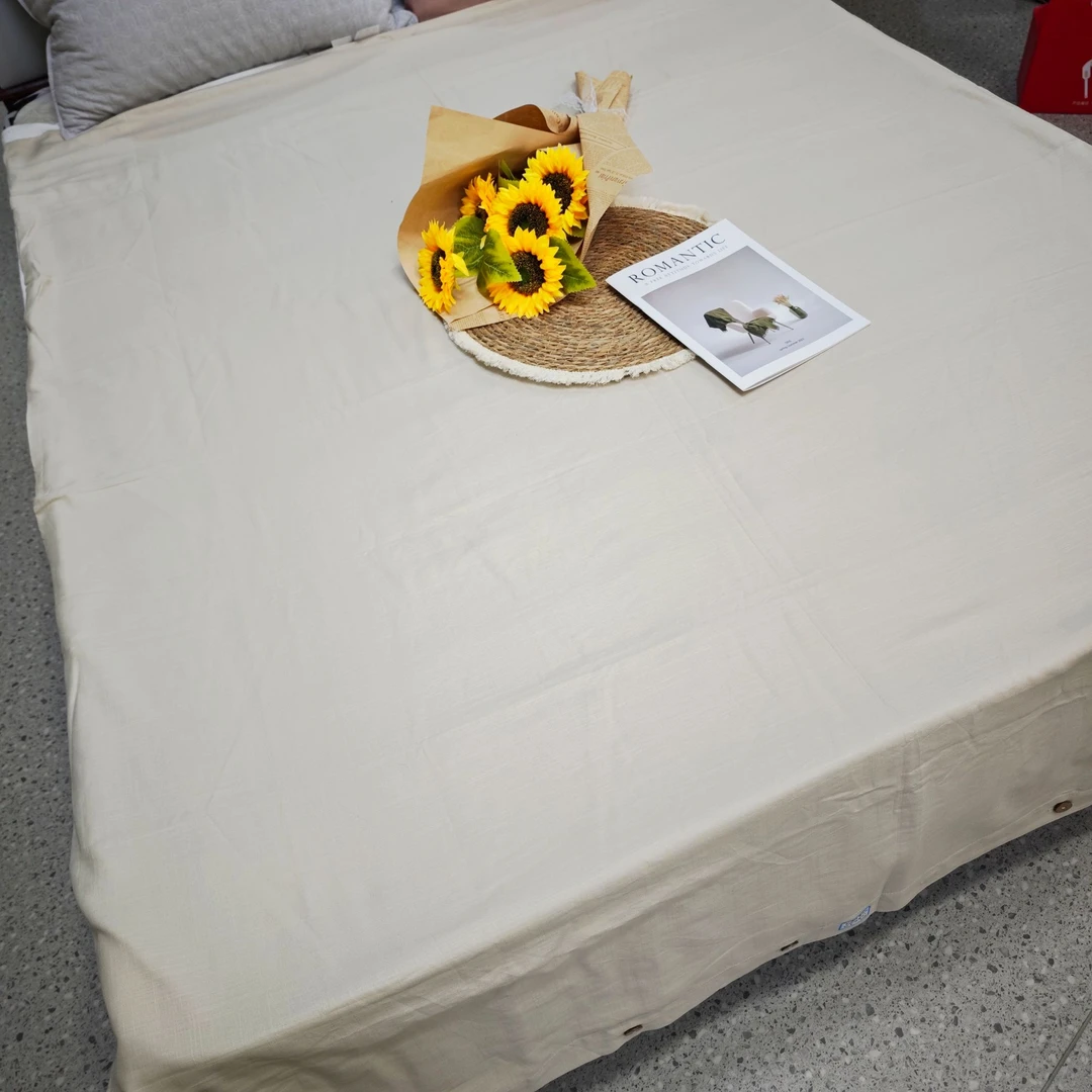 C310 汉麻天丝双人被套加大 原麻色