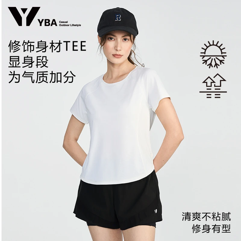 YBA女士日常运动T恤Y251T1015