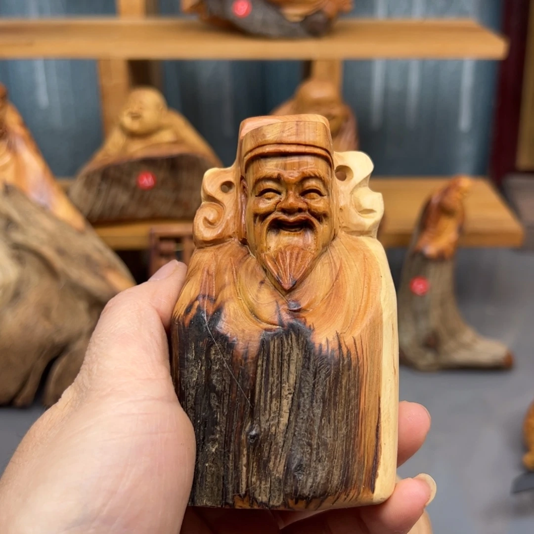 柏木崖柏木摆件手把件，27