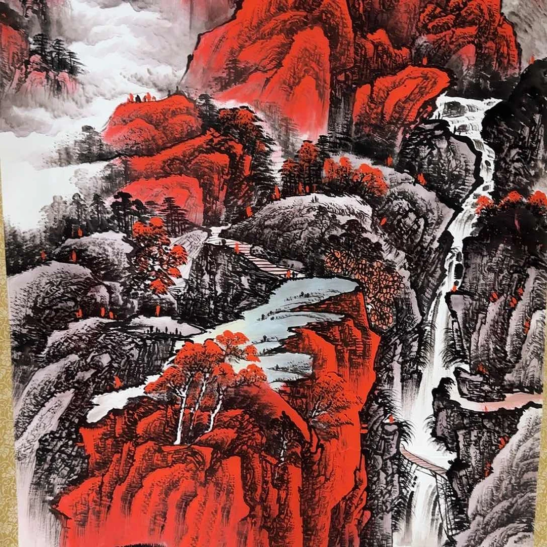 QC原创横山水作品！带证书！限购一单