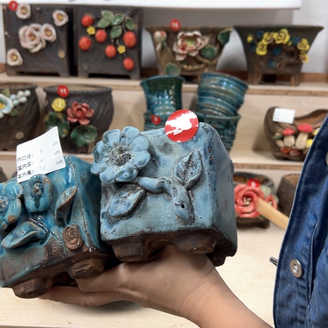 紫砂花盆28号原90元，超级福利2个组合