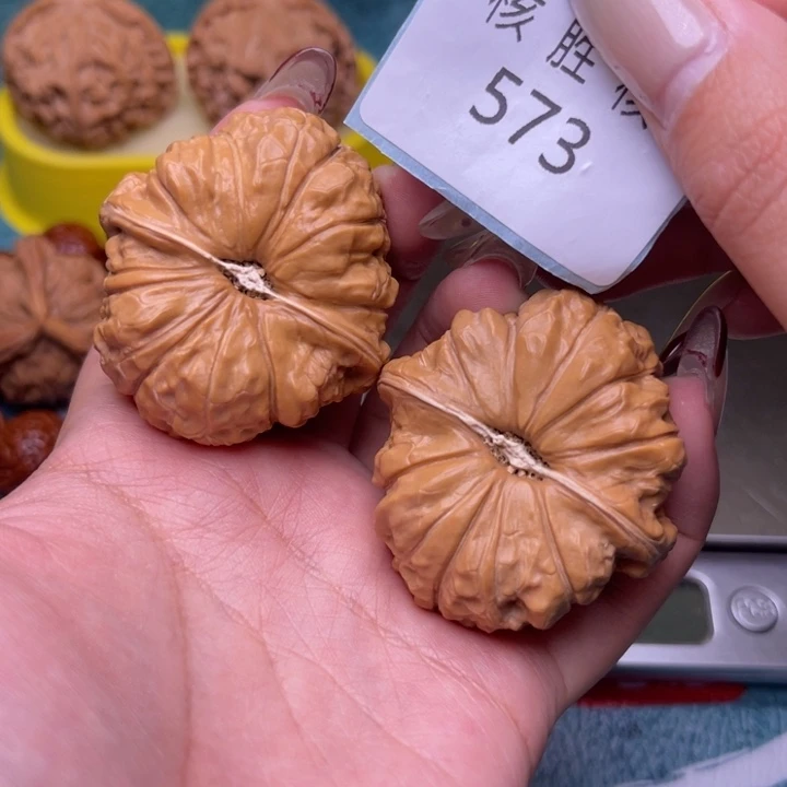 把件文玩核桃南瓜墩43.573