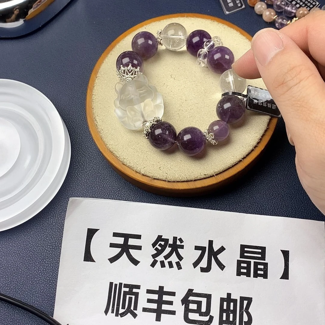 银S925镶嵌手链水晶