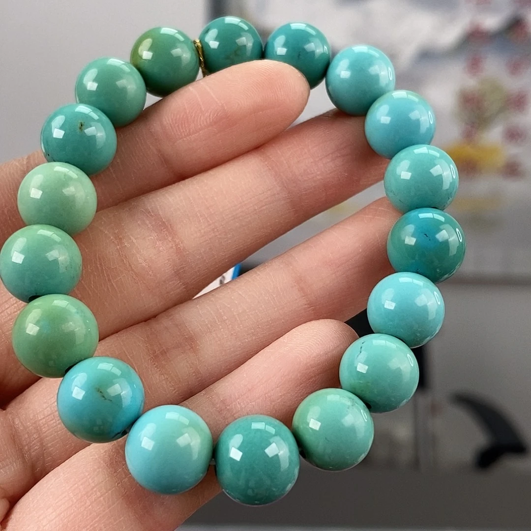 绿松石未镶嵌珠宝奇石10mm+