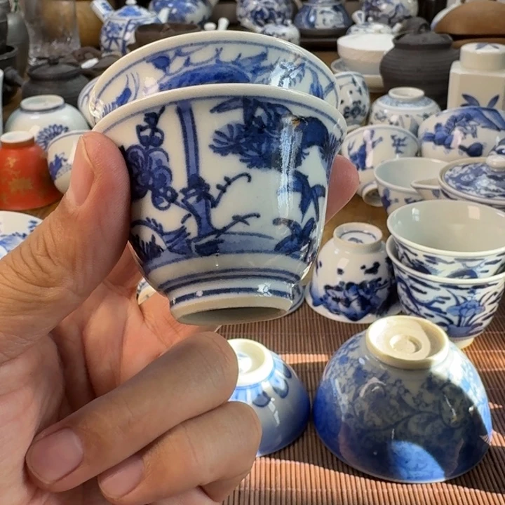 雲***青花瓷器杯子茶具套装