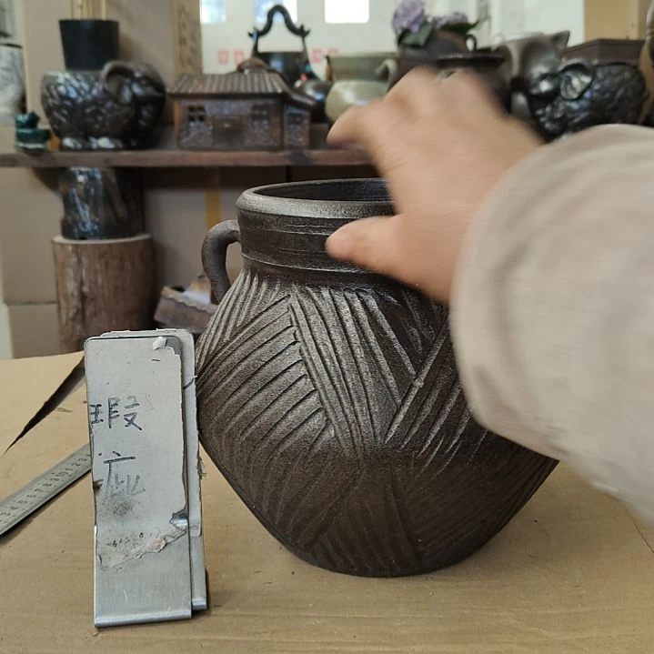 紫砂花盆瑕疵20666666666