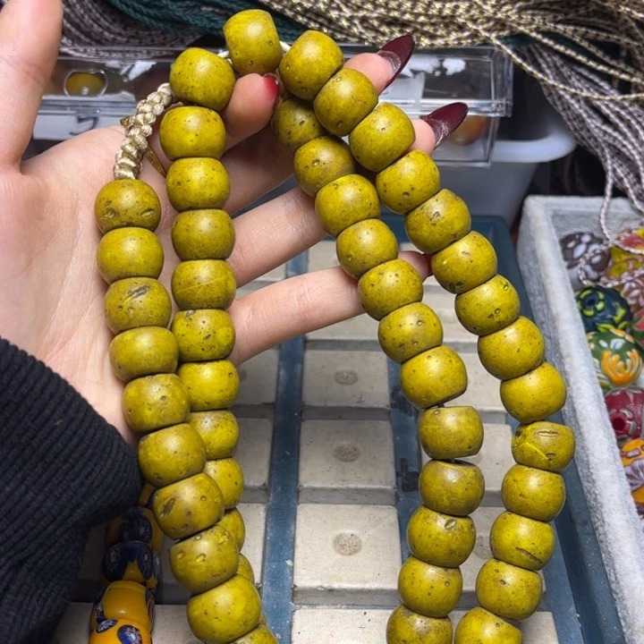 玻璃颈饰3878 琉璃一条